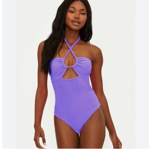 NWT Beach Riot Ultraviolet Phoenix Terry One-piece Swimsuit size Medium